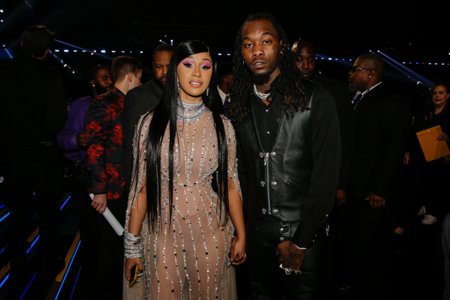who is cardi b's husband? pictured: cardi b and offset