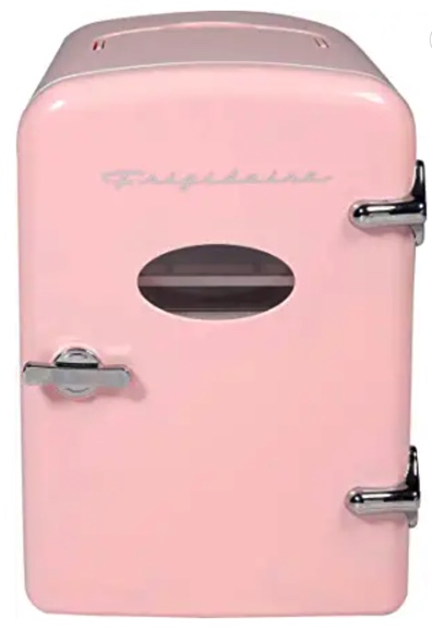 Frigidaire Mini Refrigerator in pink