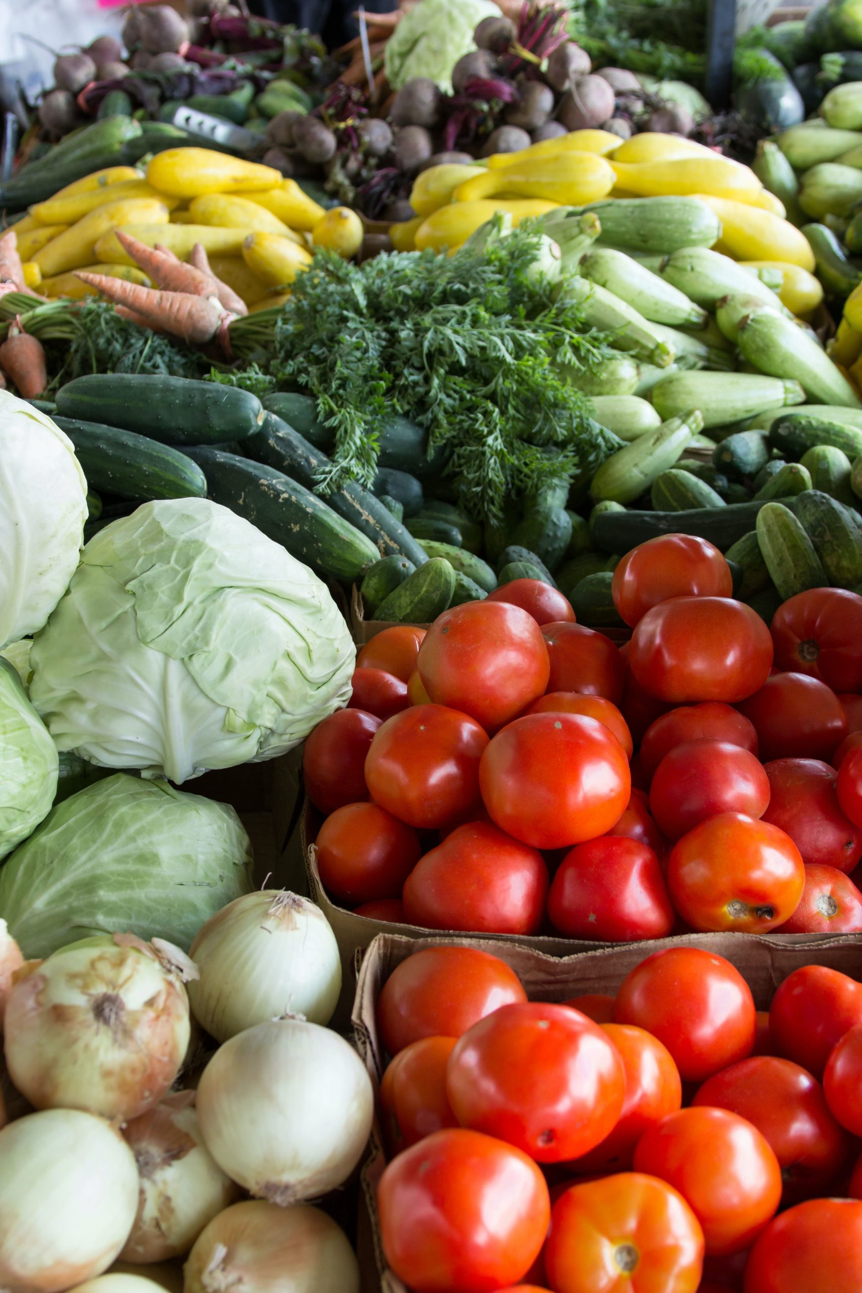 An assortment of vegetables