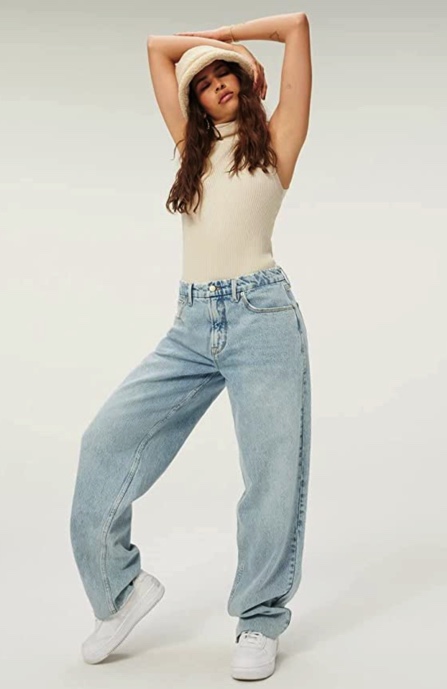 "GOOD 90's LOOSE" denim jeans from Good American