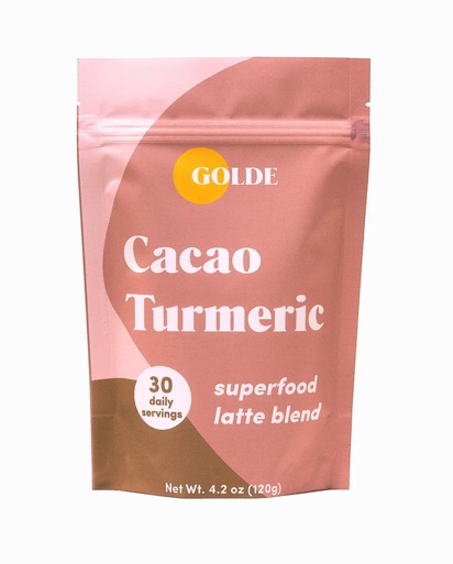 The "Cacao Turmeric Superfood Latte Blend" from Golde