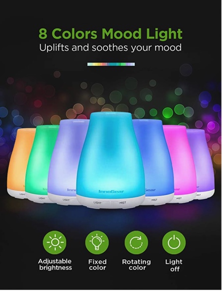 The Essential Oil Diffuser from InnoGear in multiple colors