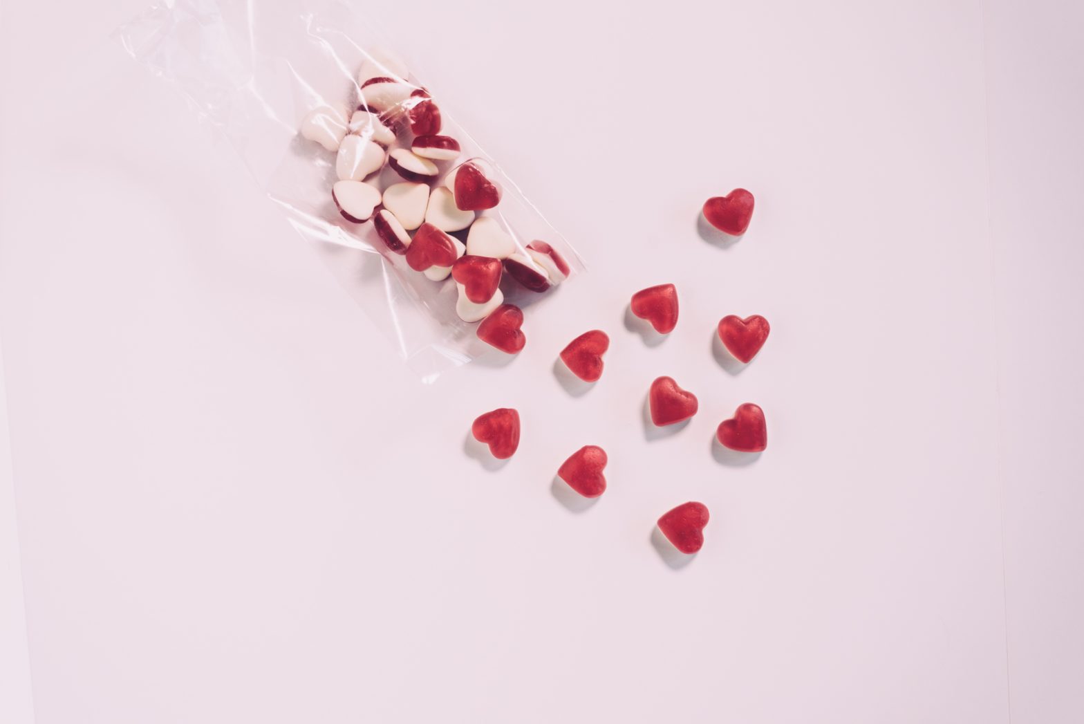 Heart-shaped Valentine's Day treats