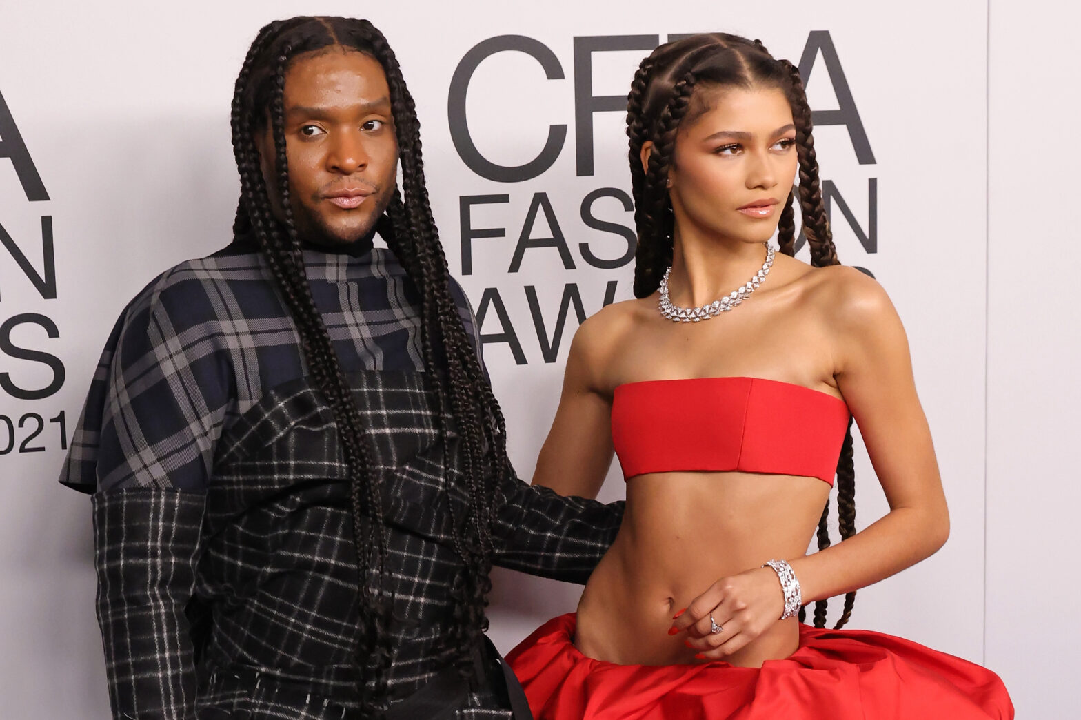 Law Roach And Zendaya At CFDA Awards