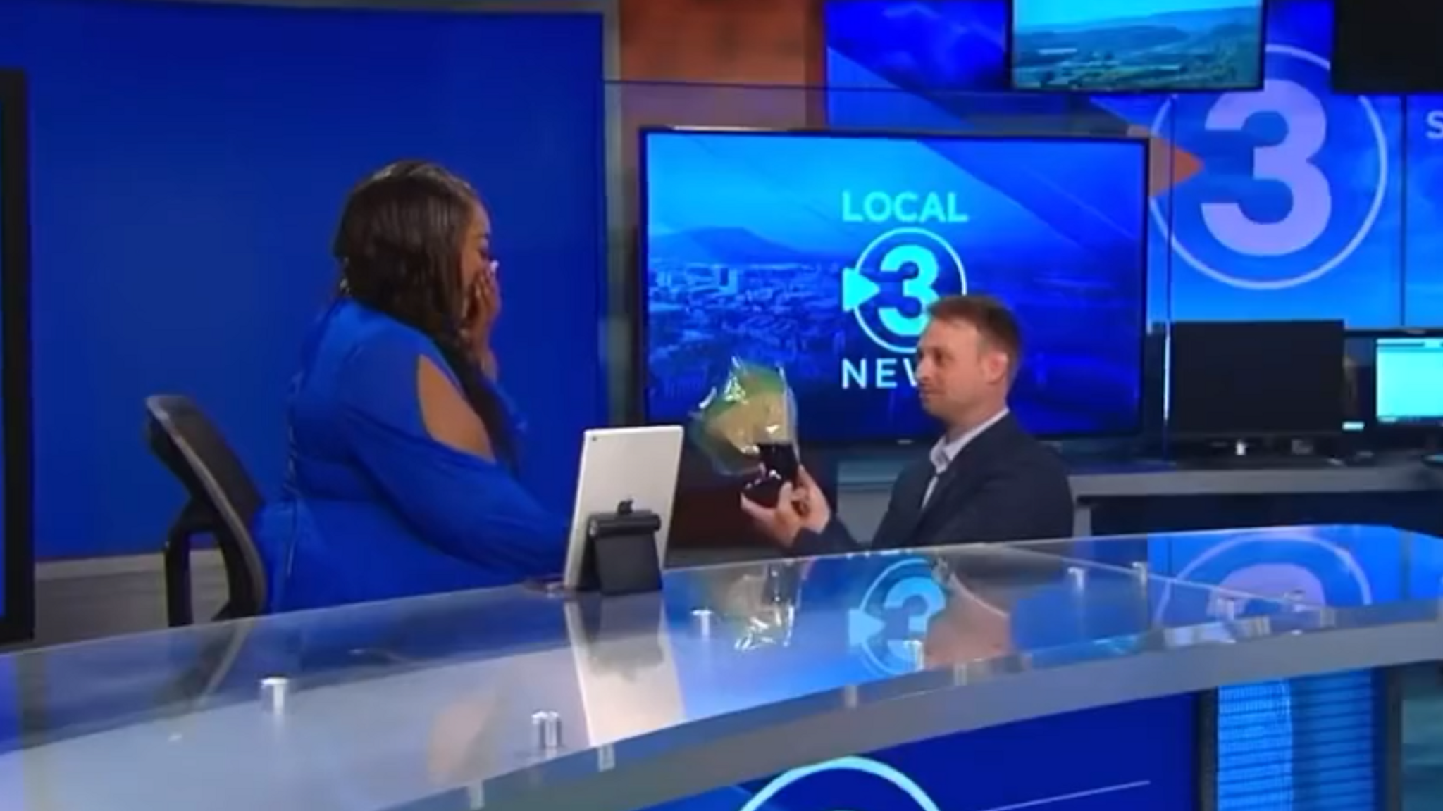News Anchor Shares Sweet On-Air Proposal