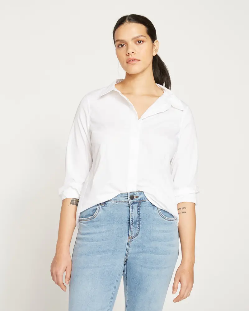 These Are the Best Button-Down Shirts for Large Busts - 21Ninety