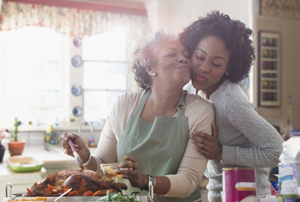 A mother and daughter