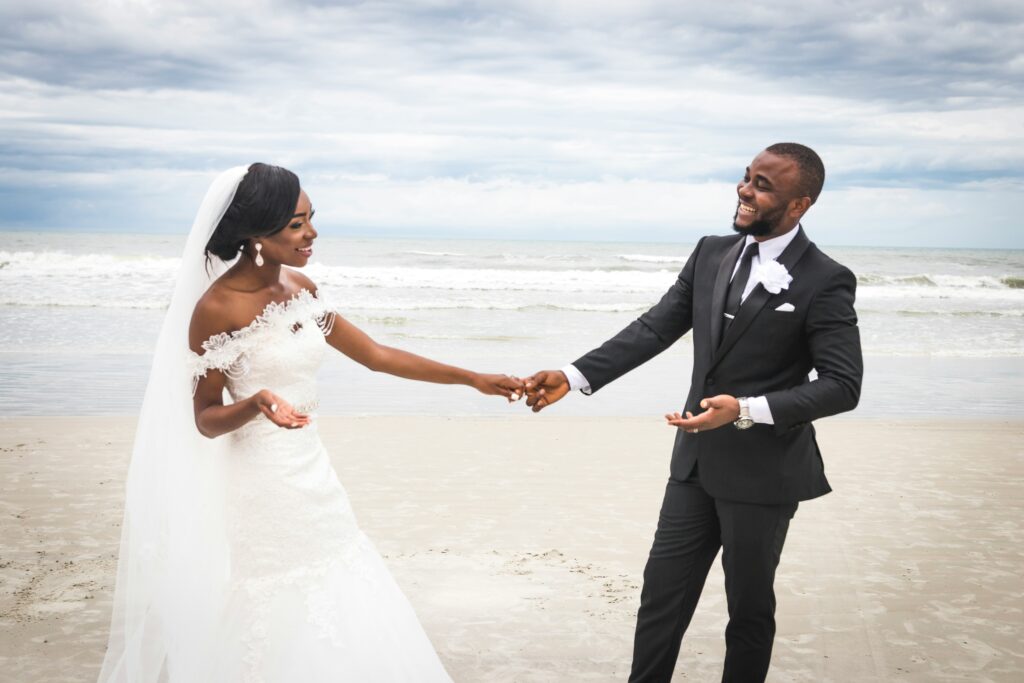 Valentine's Day Long Distance pictured: couple getting married