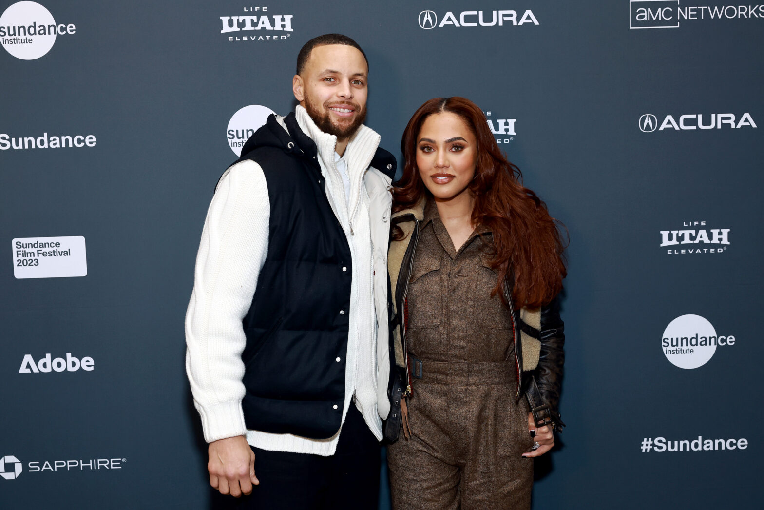 who is stephen curry's wife? pictured: Stephen and Ayesha Curry