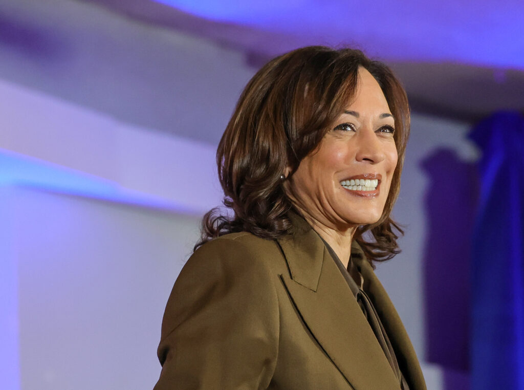 U.S. Vice President Kamala Harris speaks to hospitality workers of Culinary Workers Union Local 226 at the Culinary Workers Union Hall Local 226 on January 03, 2024 in Las Vegas, Nevada. Harris' visit in support of workers and their right to collectively bargain comes after the 60,000-member union successfully settled new contracts over the last few months with Nevada hotel-casinos, including MGM Resorts International, Caesars Entertainment and Wynn Resorts, that brought an end to a labor dispute and potential strike on the Las Vegas Strip.