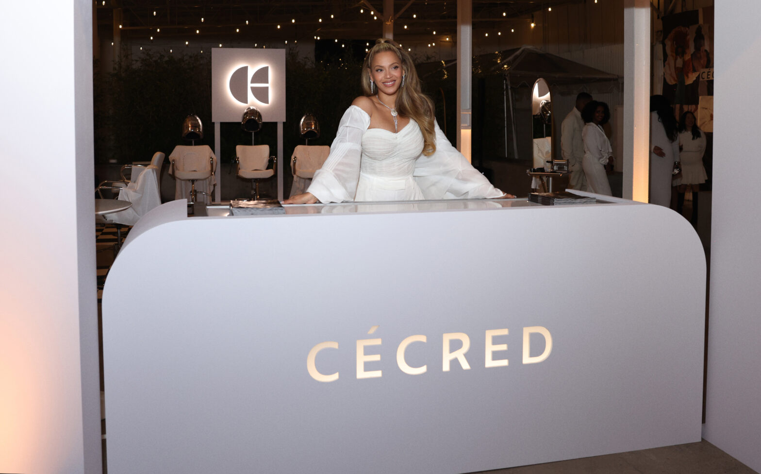 Beyoncé celebrates the launch of her hair care line, CÉCRED, with an intimate gathering at The Revery LA on February 20, 2024 in Los Angeles, California.