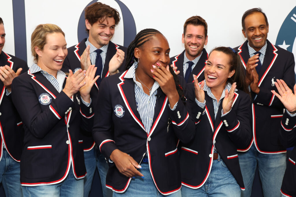 Coco Gauff becomes the youngest athlete to carry the flag at the Olympic Games with Lebron James