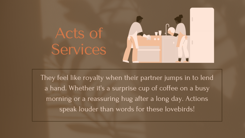 Your love language - acts of service