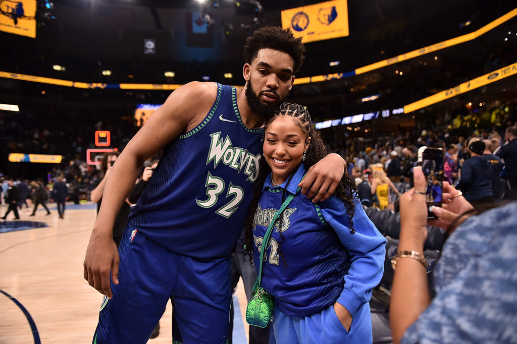 Who Is Jordyn Woods Dating? pictured: Karl-Anthony Towns and Jordyn Woods