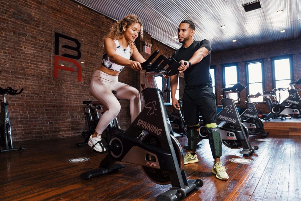 National Boyfriend Day pictured: couple working out