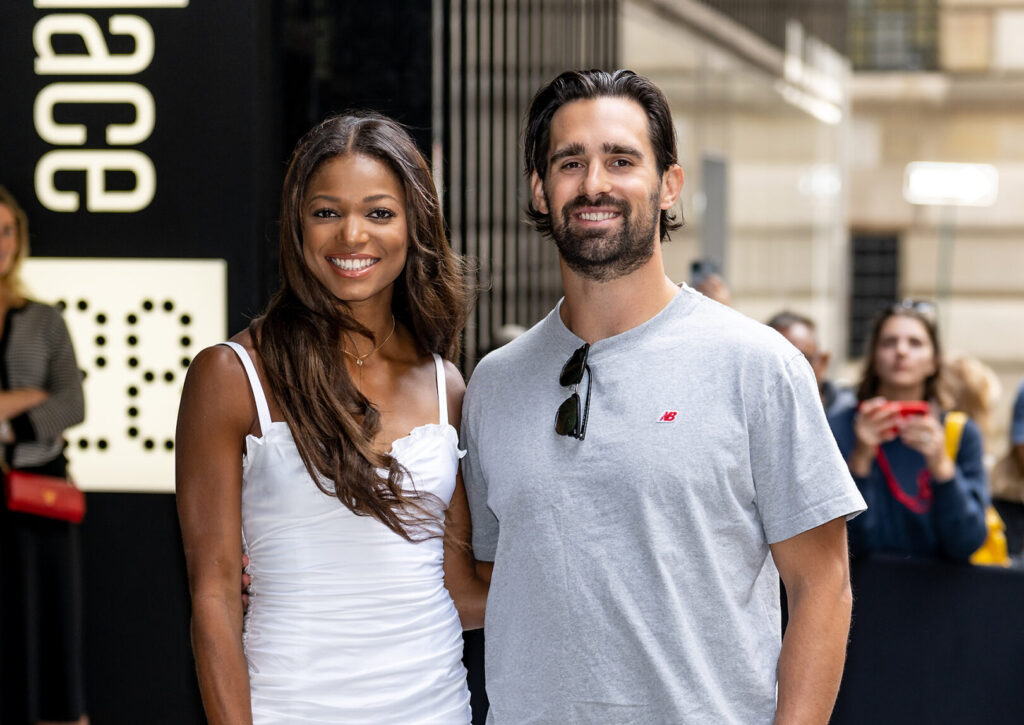 3x Olympic Gold Medalist Gabby Thomas and boyfriend Spencer McManes, founder of Kaviva