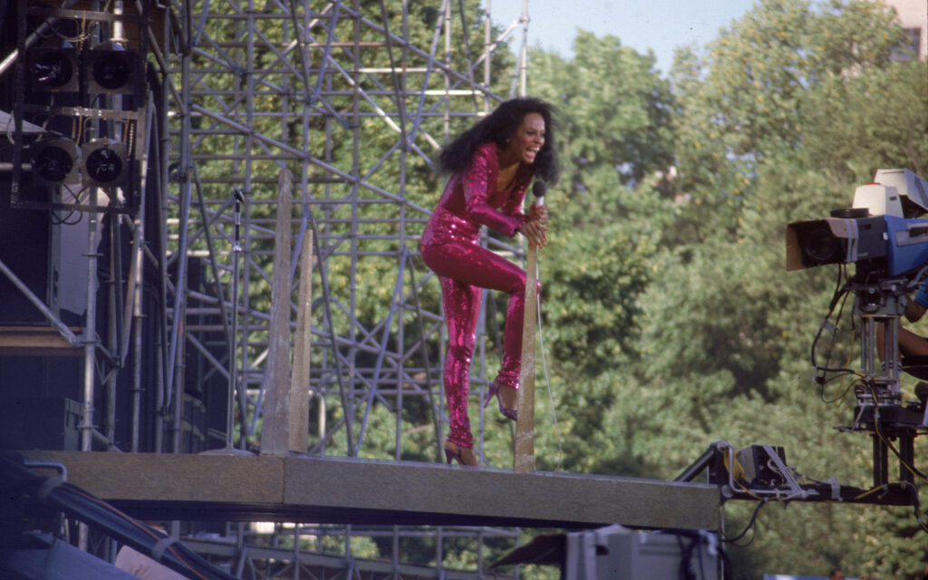 Diana Ross Performs In Central Park