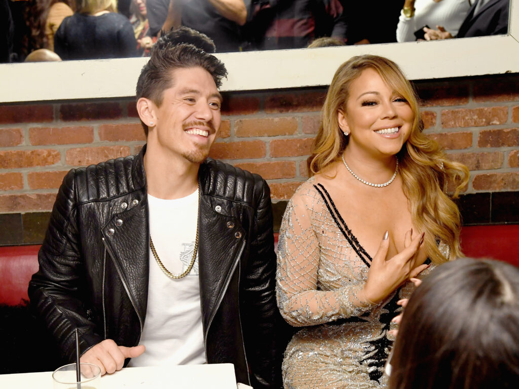 Mariah Carey and ex-boyfriend Bryan Tanaka at an event