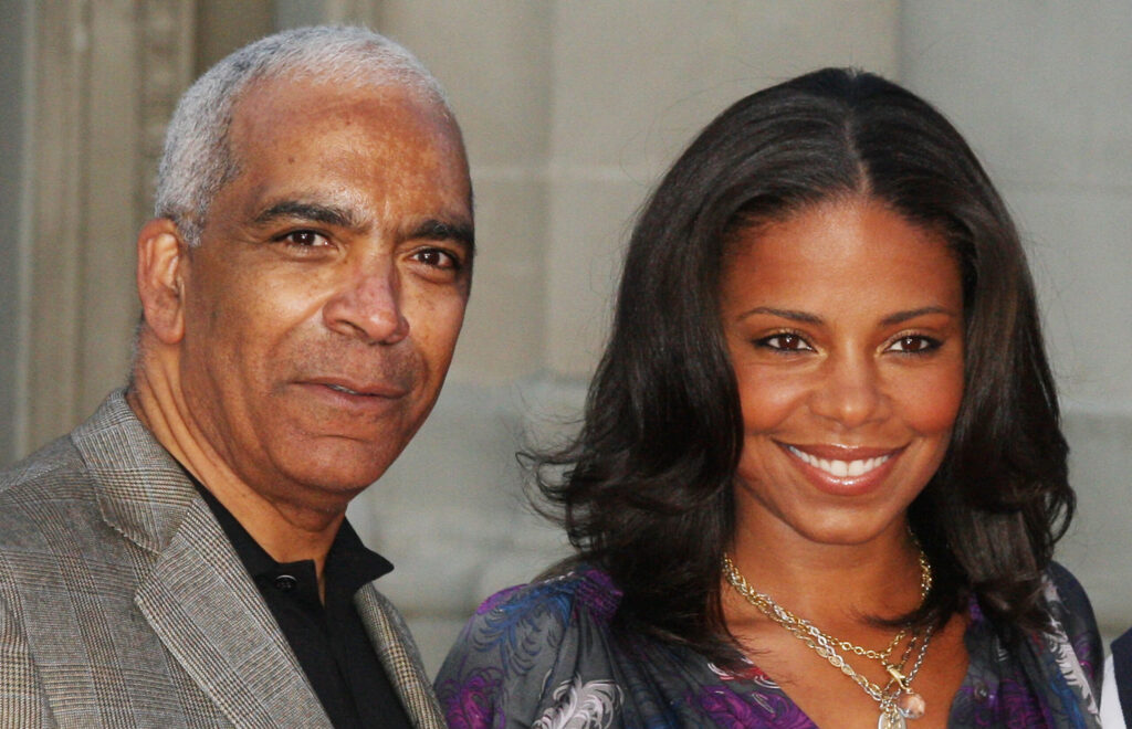 Executive producer Stan Lathan (L) and his daughter actress Sanaa Lathan attend the screening of "Brave New Voices."